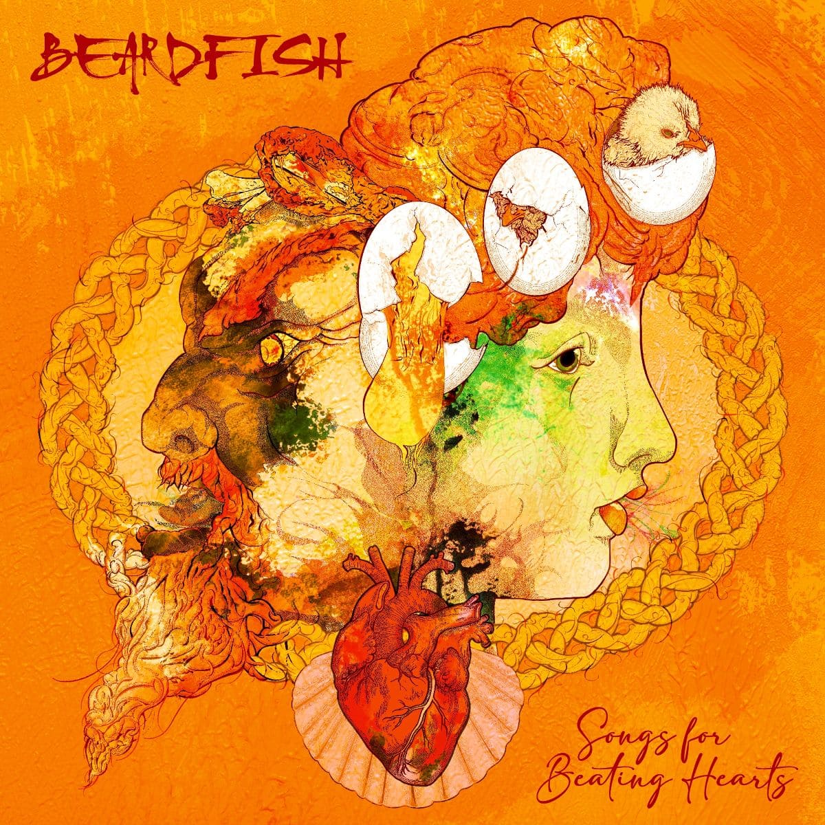 Das Artwork von "Beardfish - Songs For Beating Hearts"