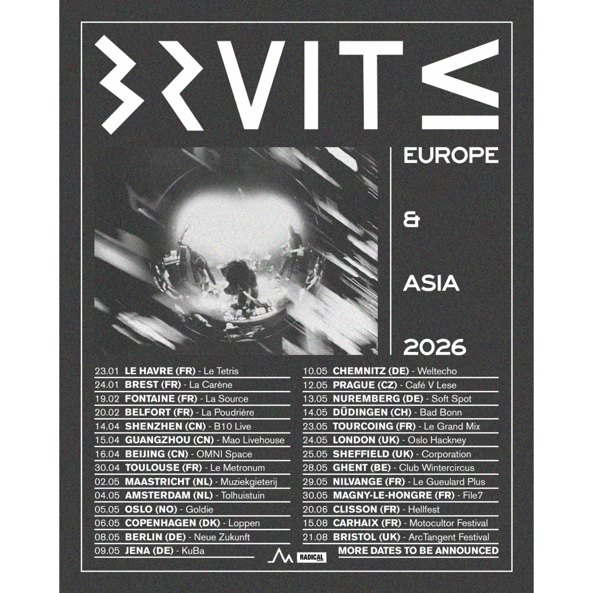 Bruit - Tour Poster 2026 Cover