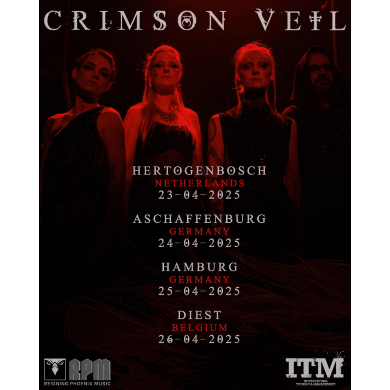 Crimson Veil Tour Poster 2025