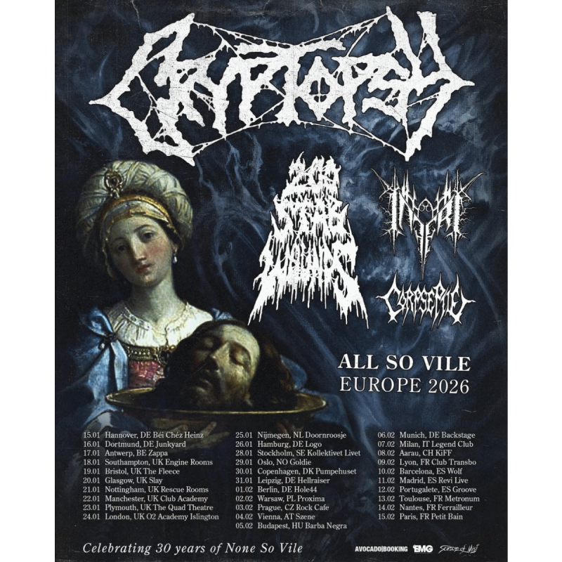 Cryptopsy Tour Poster 2026