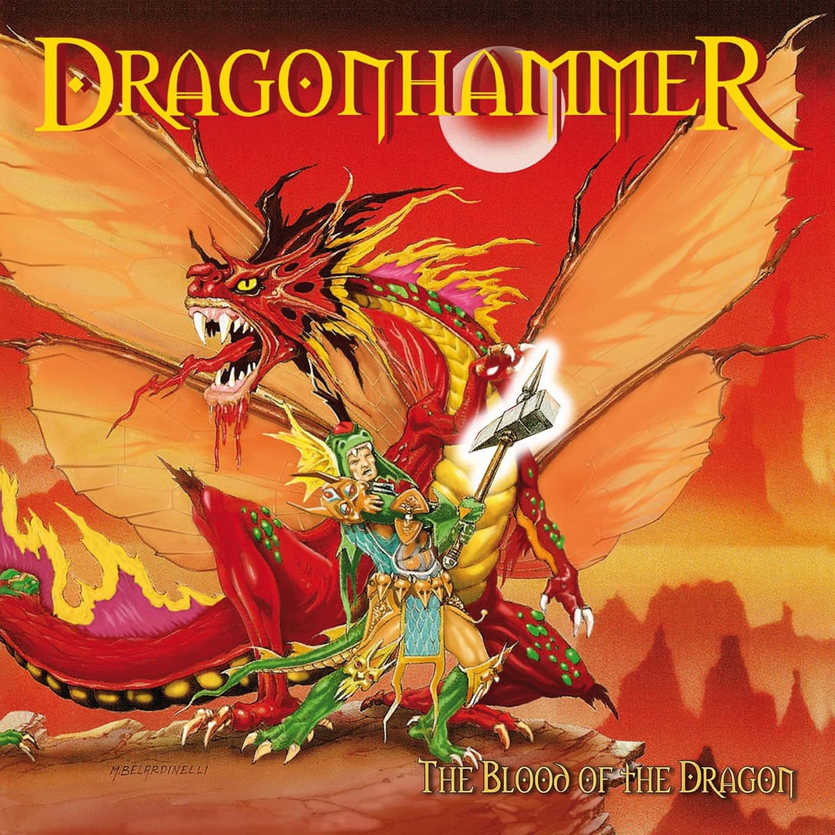 Das Artwork von "Dragonhammer - The Blood Of The Dragon"