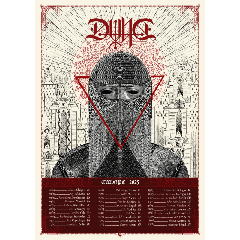 Dvne Tour Poster 2025