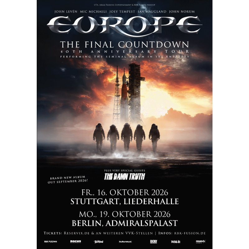 Europe Tourposter 2026