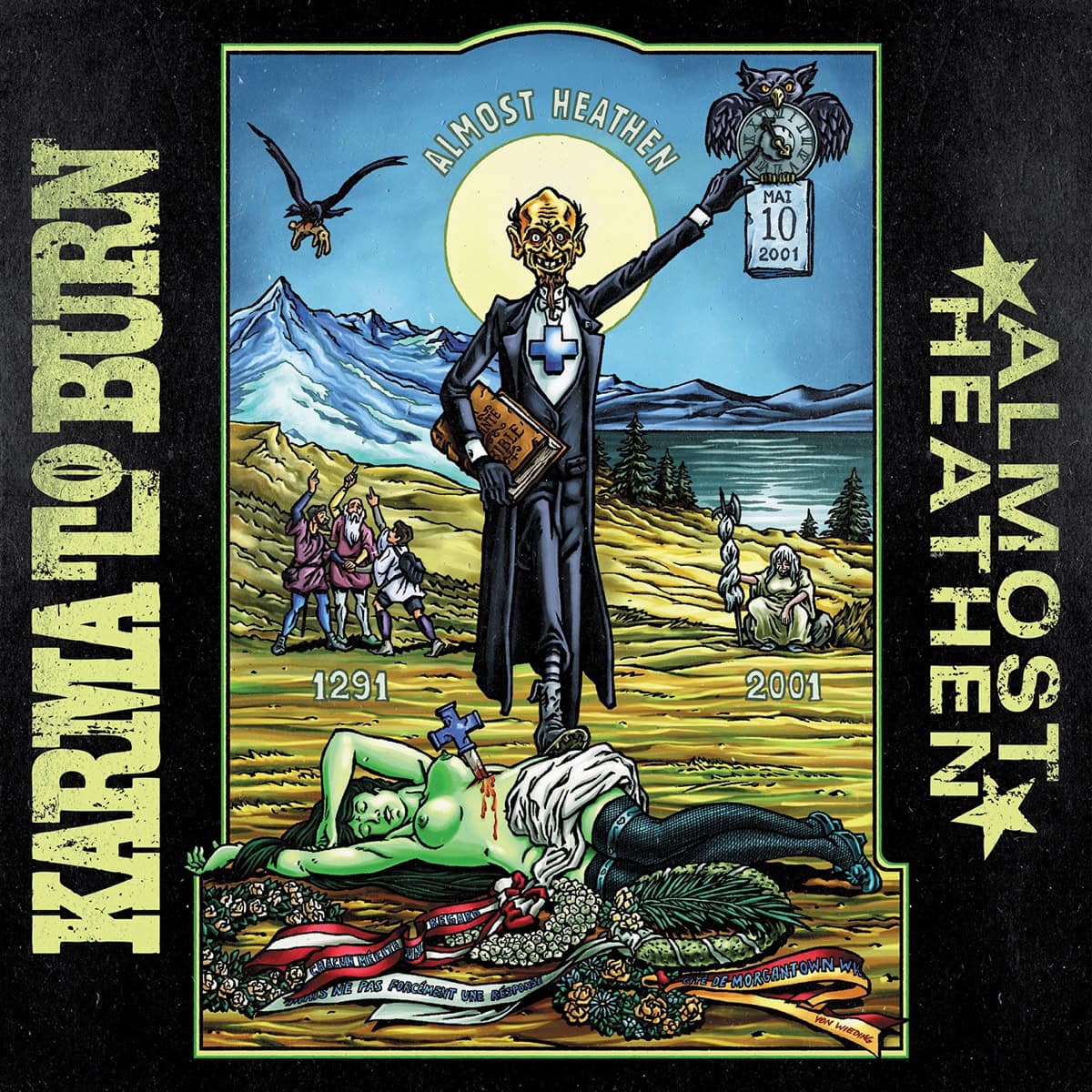 Das Artwork von "Karma To Burn - Almost Heathen"