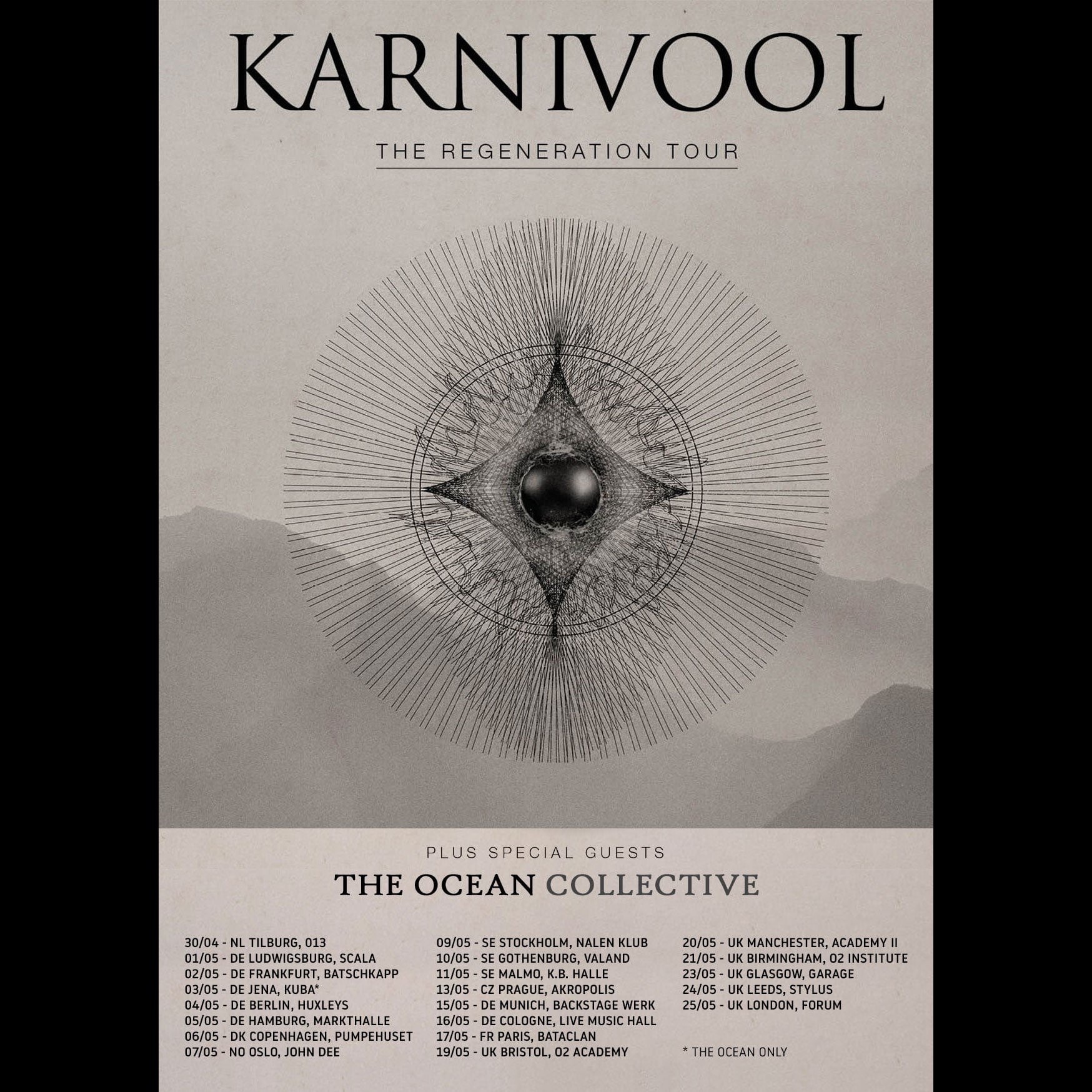 karnivool the ocean tour