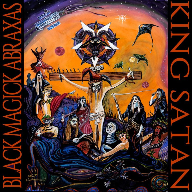 King Satan - Black Magick Abraxas Cover