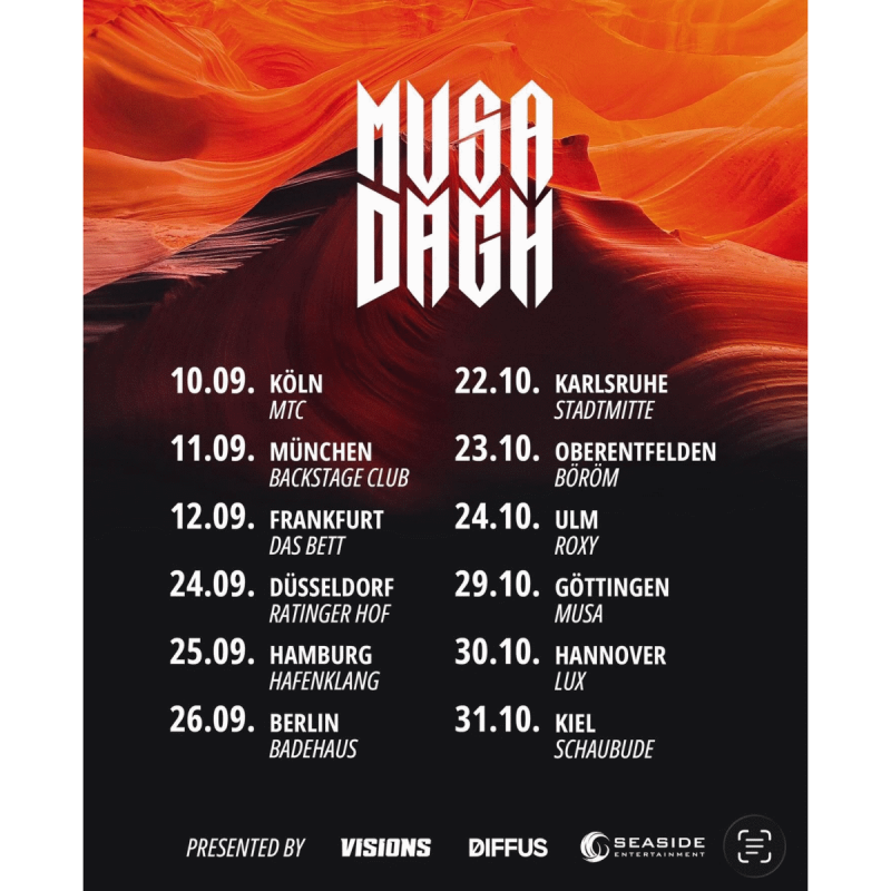 Musa Dagh - Tour Poster 2026