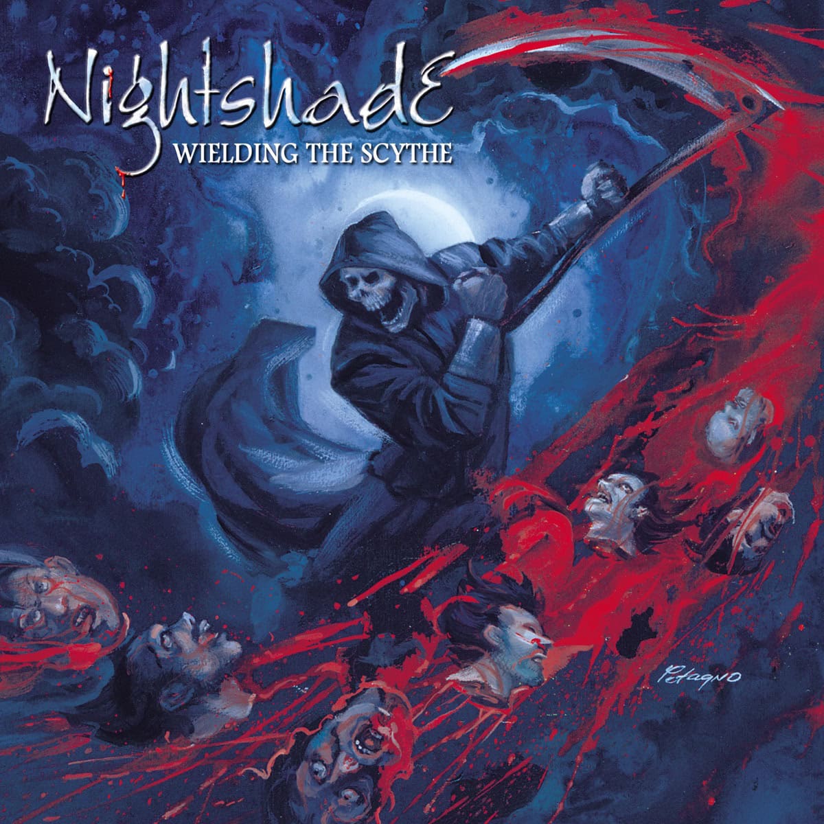 Das Artwork von "Nightshade - Wielding The Scythe"