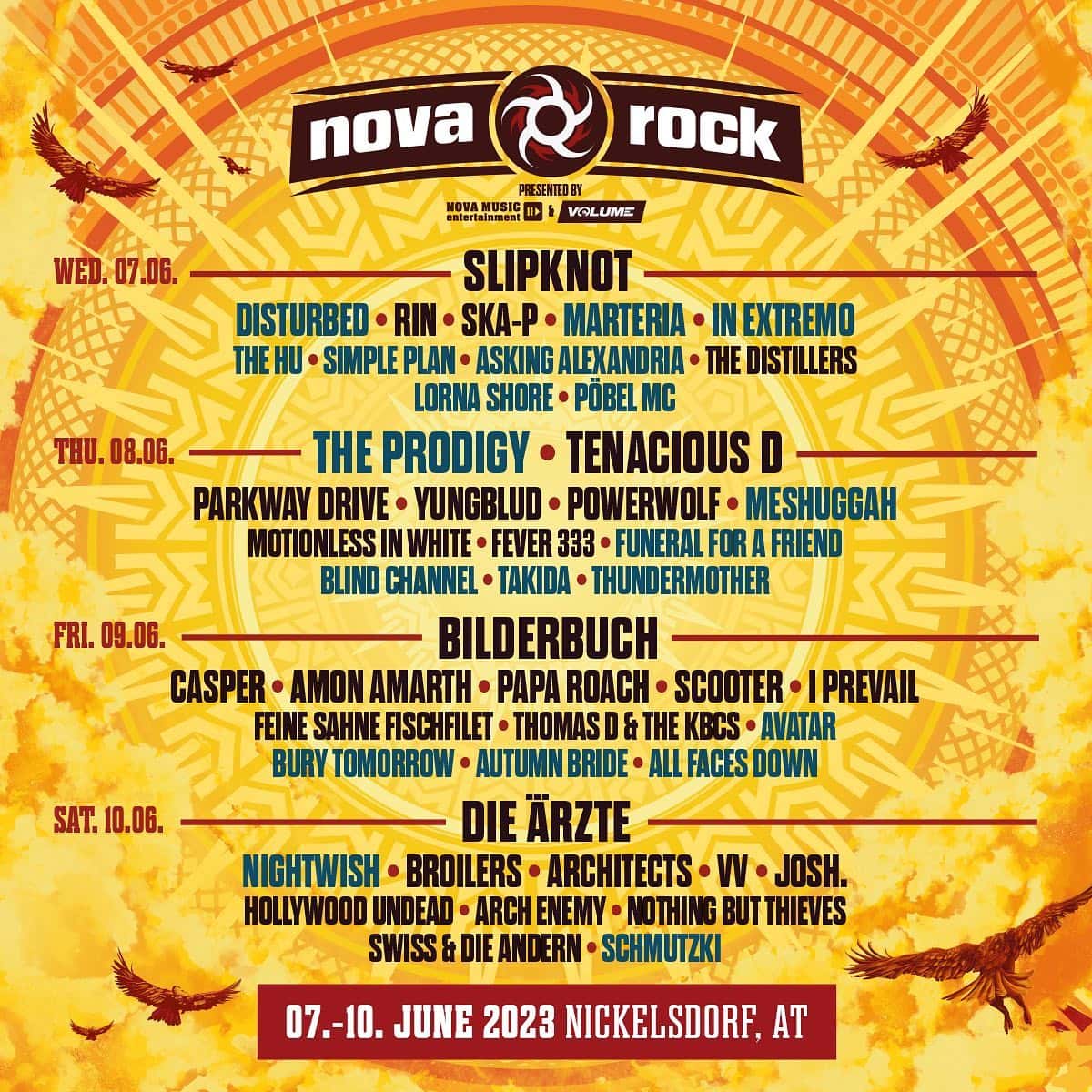 NOVA ROCK 2023 Termin und neue Bands für das Festival