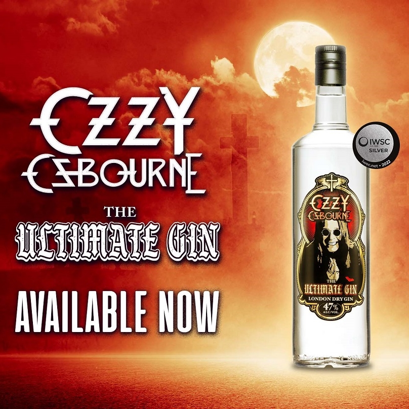 OZZY OSBOURNE: neuer „Ultimate Gin“ von Brands For Fans • News • vampster.com