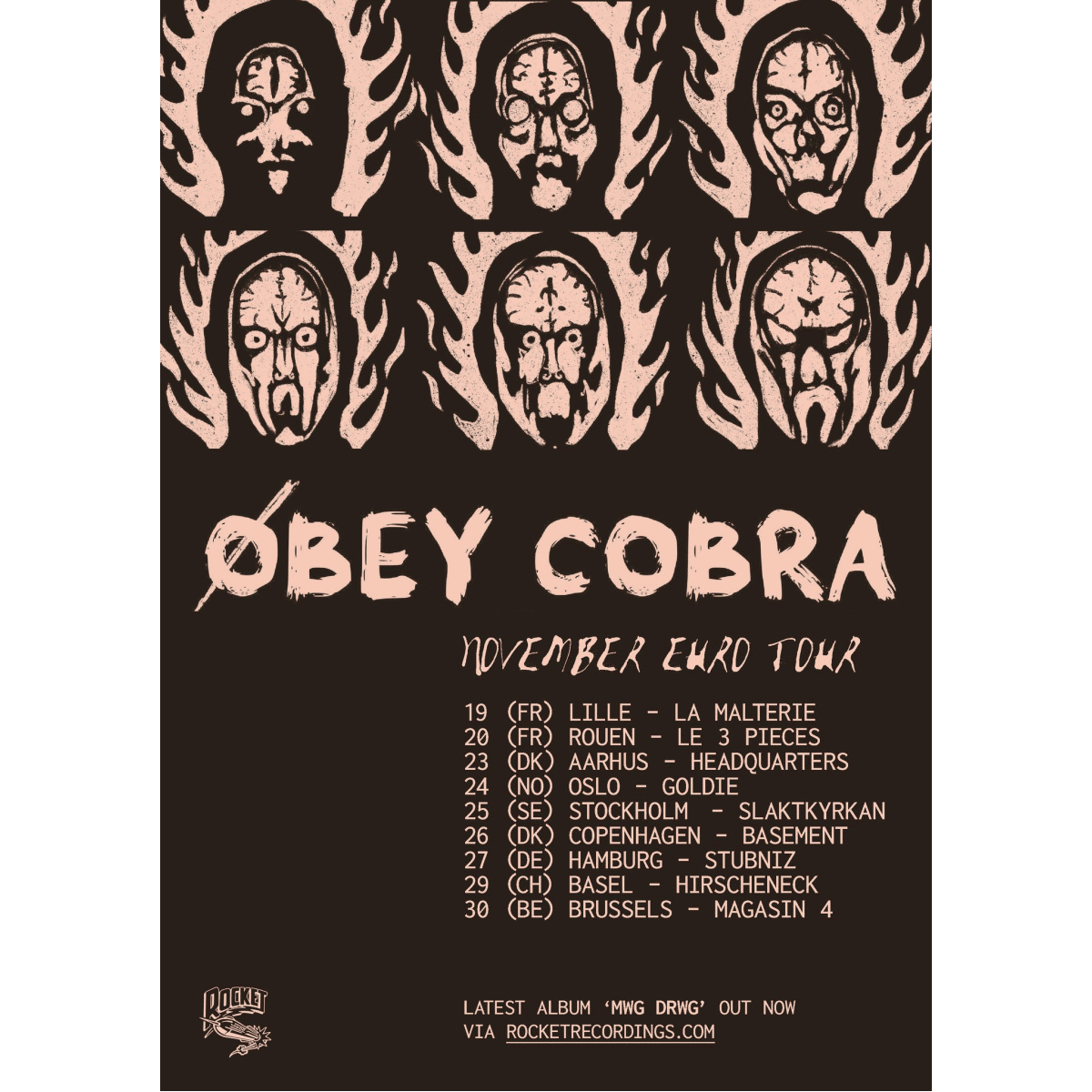Obey cobra Tour Poster 2024