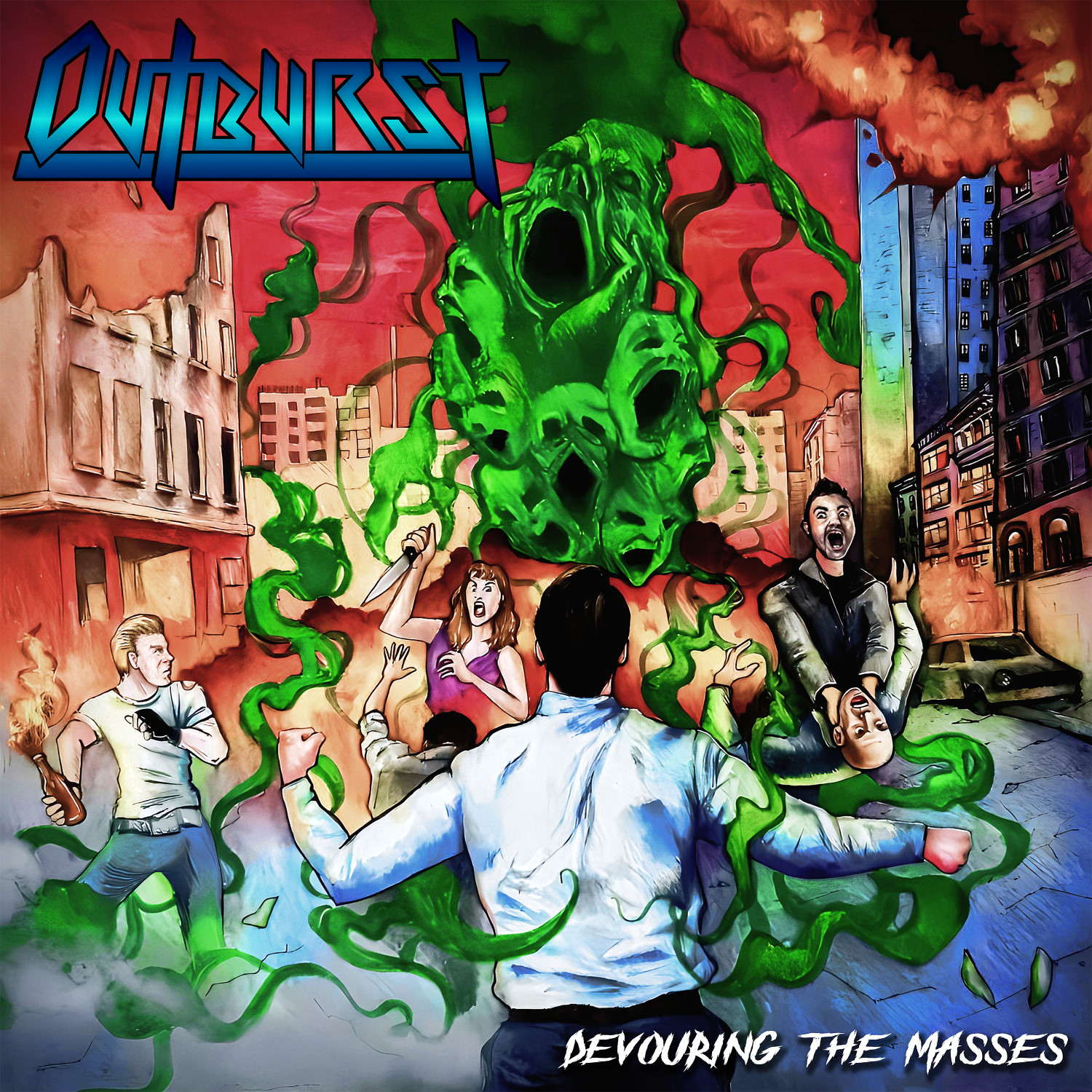 "Outburst - Devouring The Masses" Cover