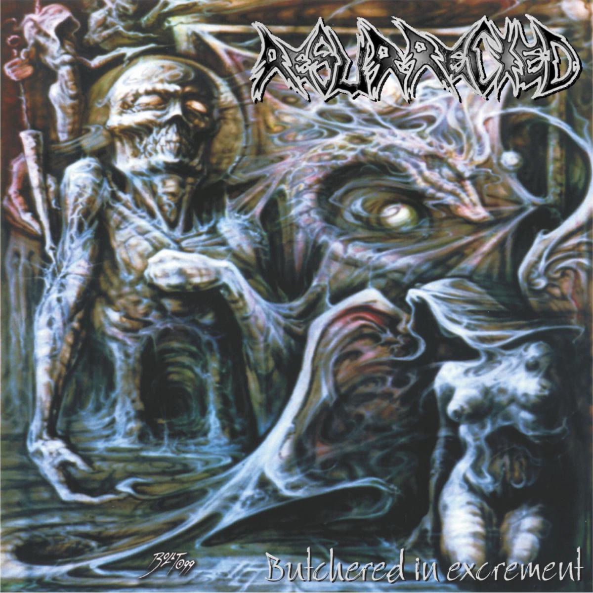 "Resurrected - Butchered In Excrement" Artwork