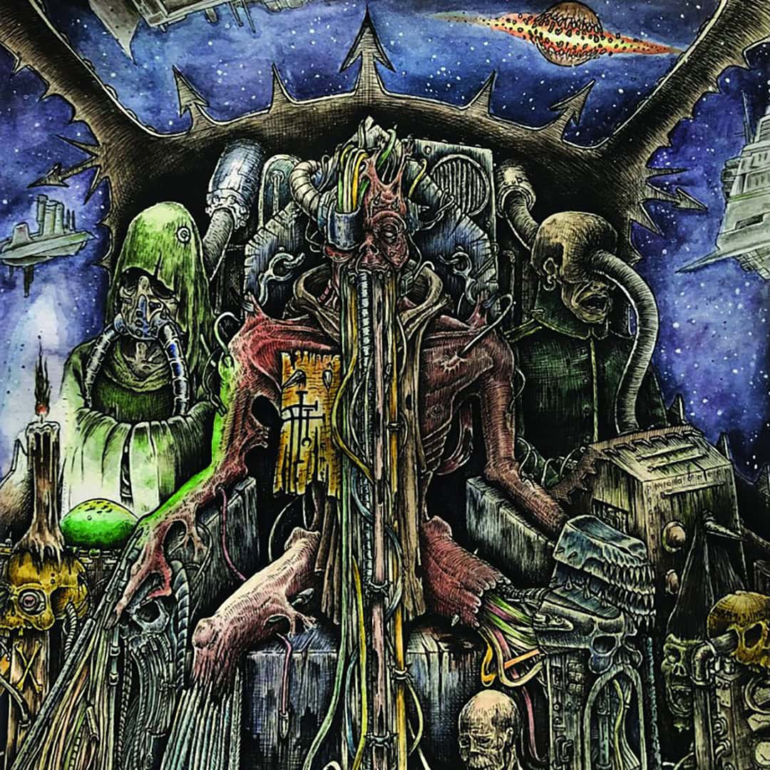 Das Artwork von "The Bottle Doom Lazy Band - Clans Of The Alphane Moon"