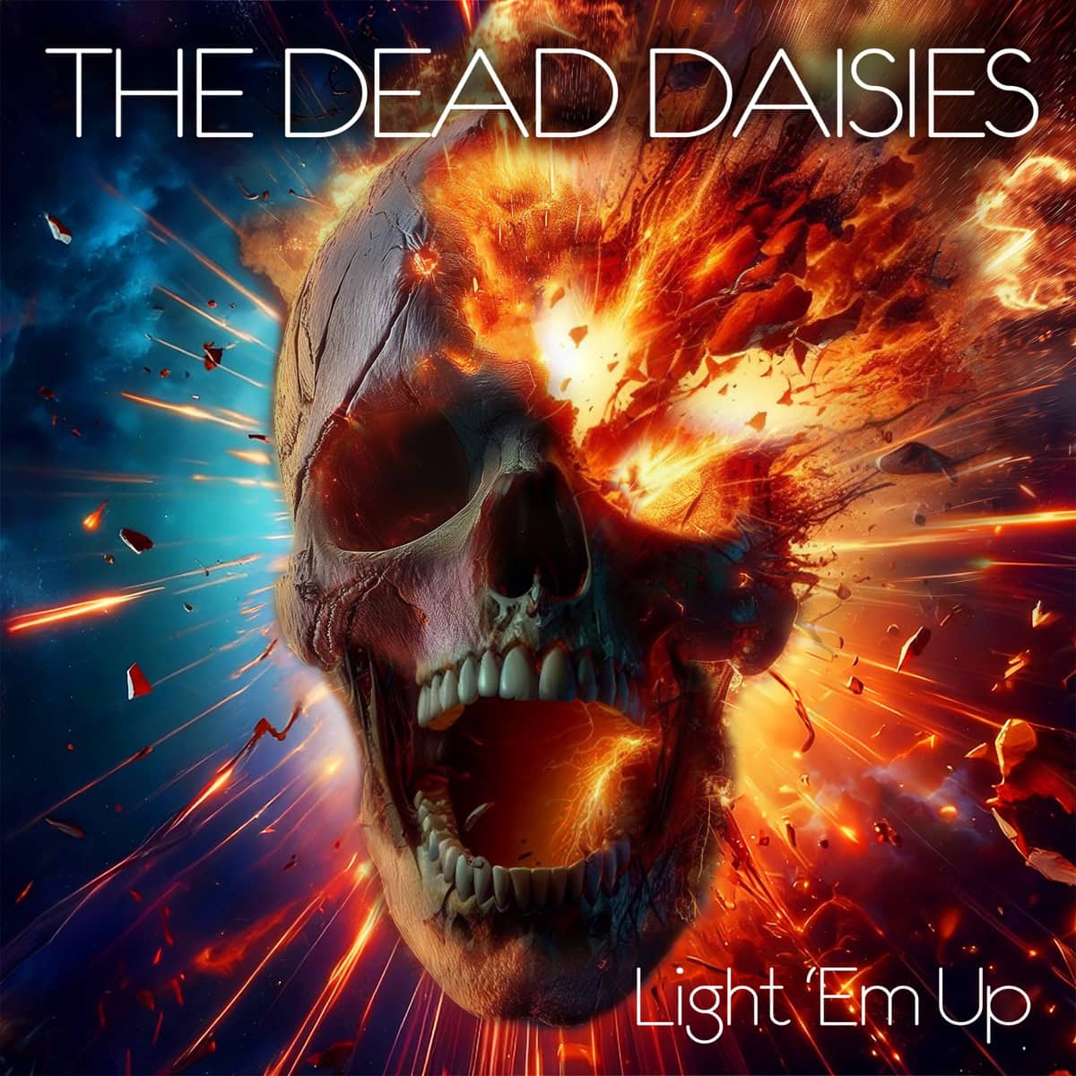 Das Artwork von "The Dead Daisies - Light em up"