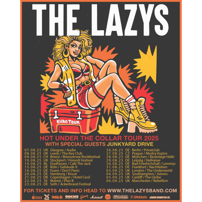 The Lazys Tourposter 2025