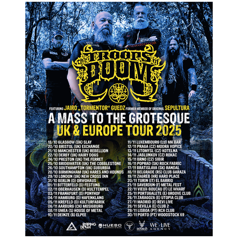 The Troops Of Doom Tour Poster 2025