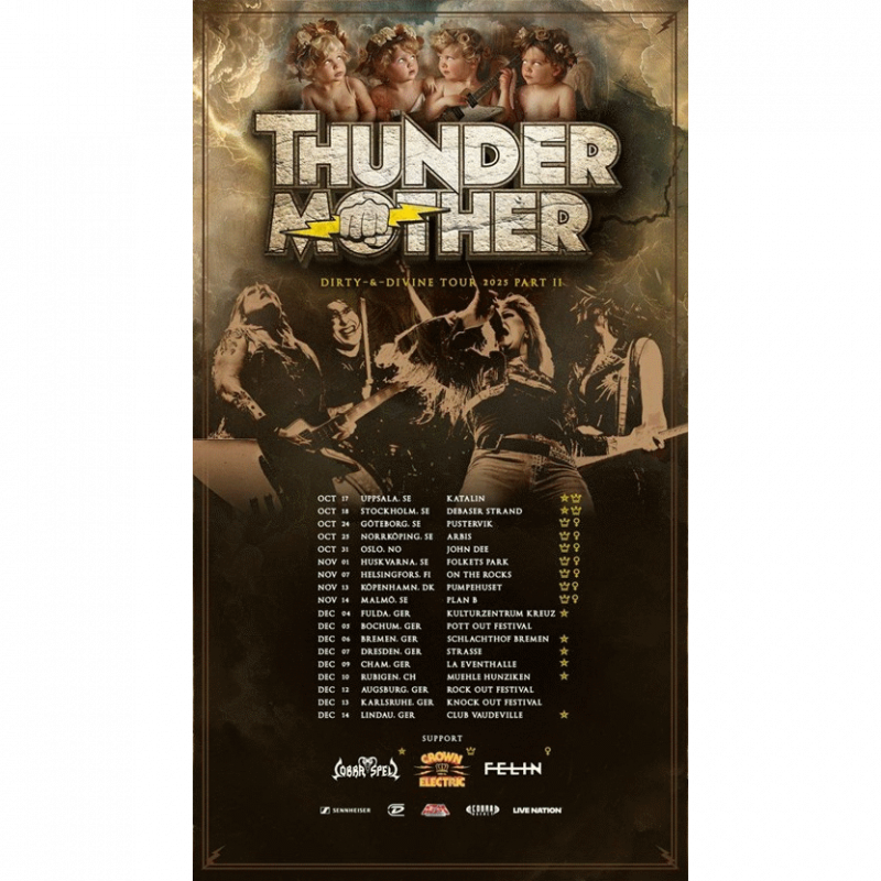 Thundermother Tour Poster 2025