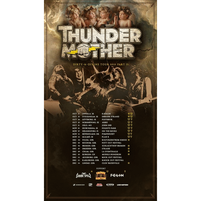Thundermother Tour Poster 2025