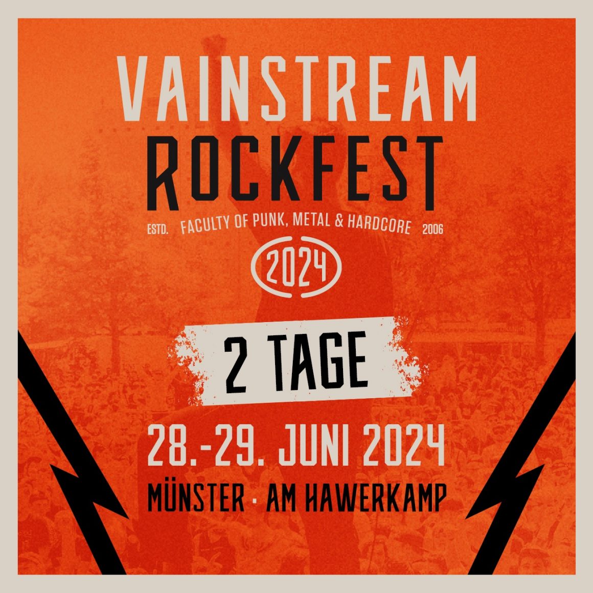 VAINSTREAM ROCKFEST 2024 Termin, Tickets und neue Bands mit OF MICE