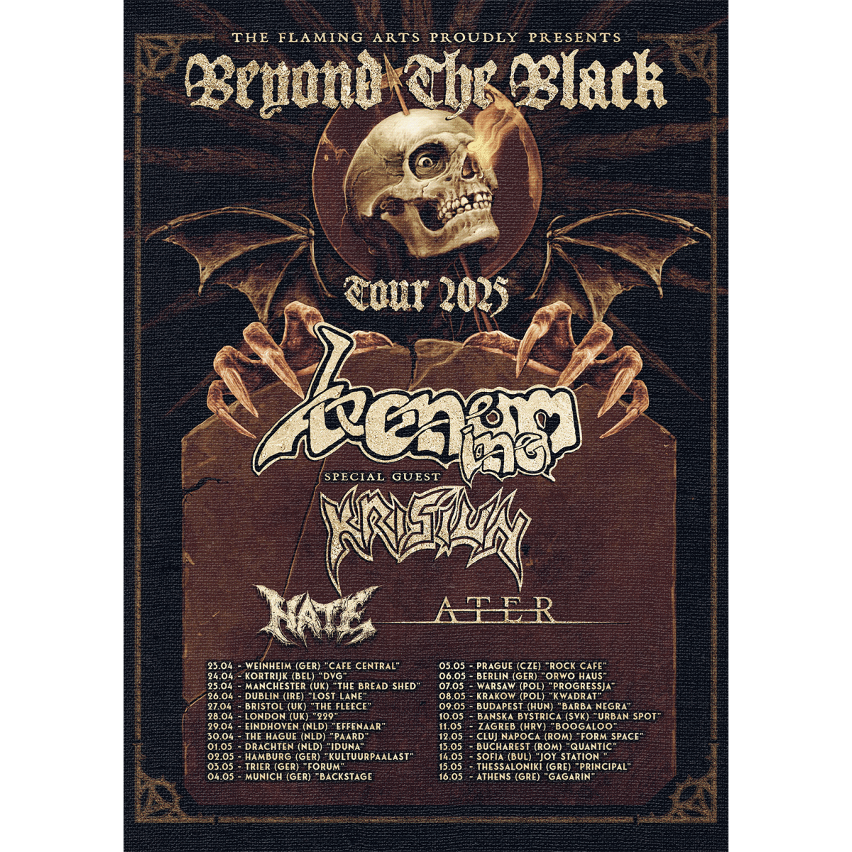 Venom Inc Tour Poster 2025