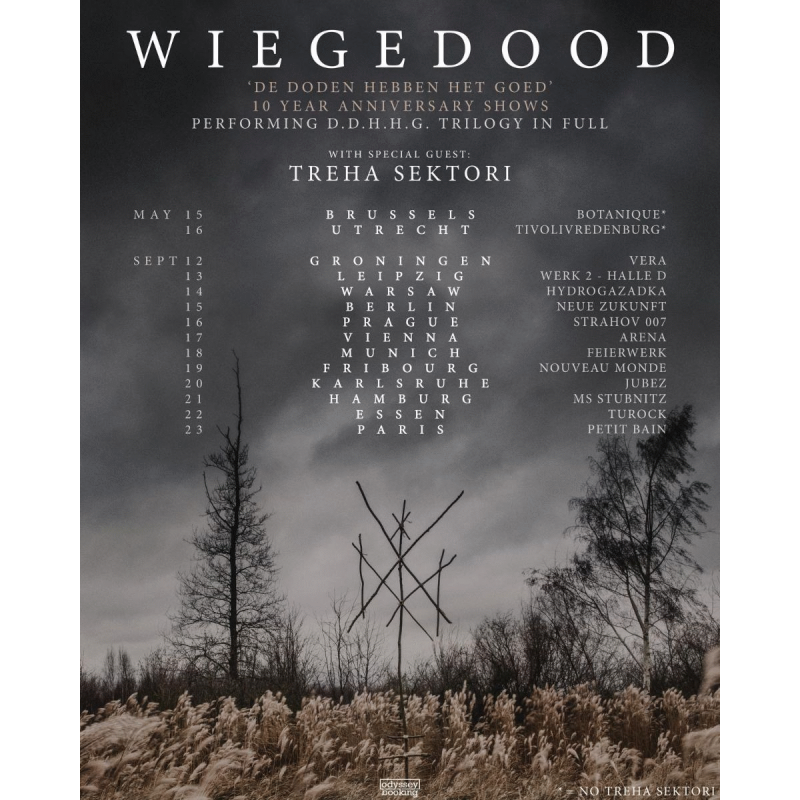 Wiegedood Tour Poster 2025 Cover