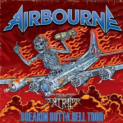 Breakin‘ Outta Hell-Tour 2017 mit AIRBORNE, DESECRATOR