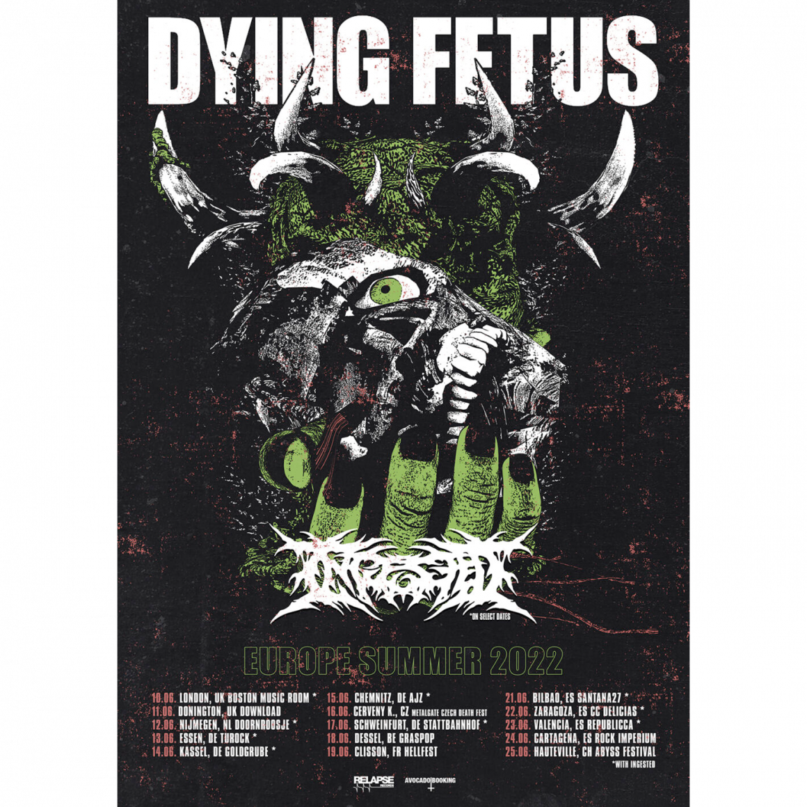 dying fetus tour lineup