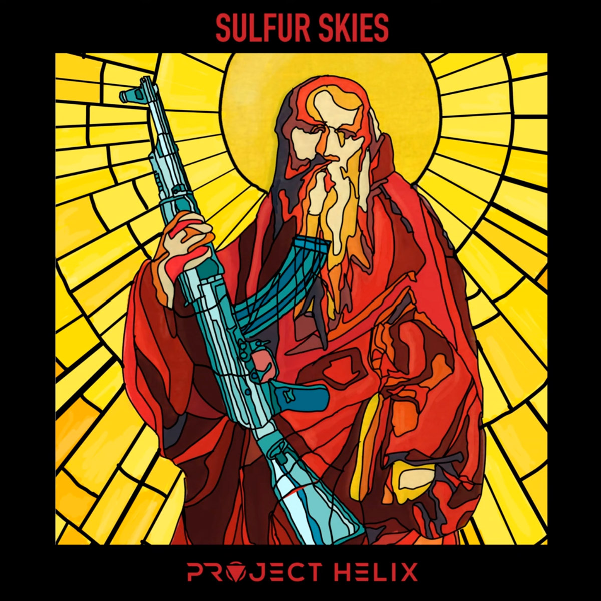 PROJECT HELIX "Sulfur Skies" - Cover-Artwork (2023)