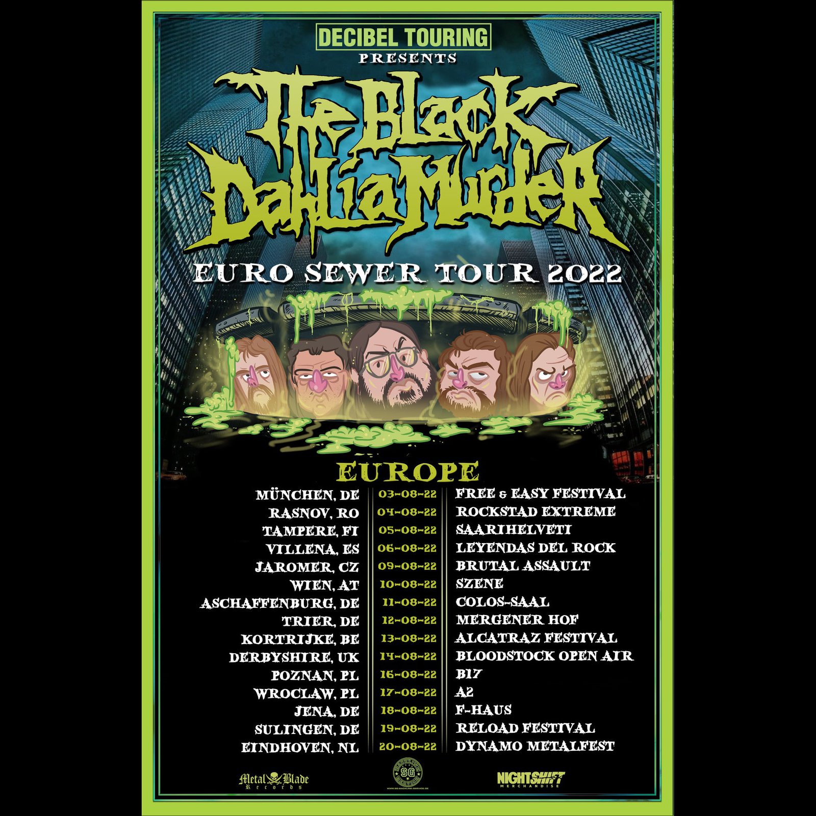 black dahlia tour 2022